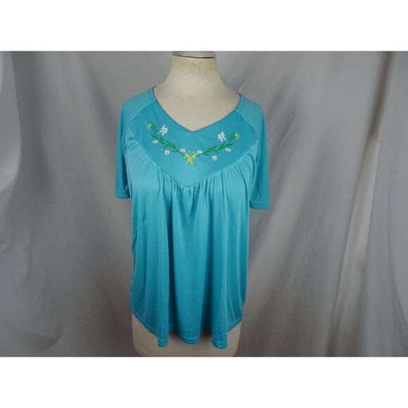 Easy Essentials Women Floral Top Size  M - Picture 1 of 9